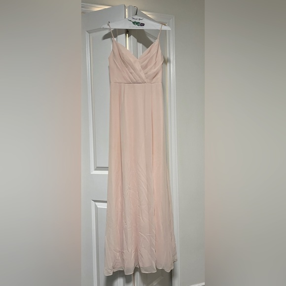 Bill Levkoff Bridesmaid Dress in light pink, Size 0 - Picture 1 of 2